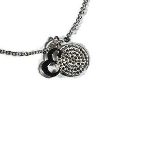 Genuine Crystal Fine Silver Plated 18″ Necklace